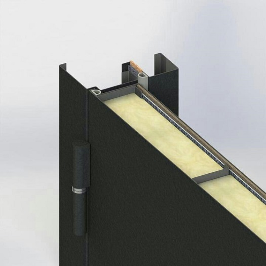 Терморазрыв на коробе и полотне Терморазрыв на коробе и полотне